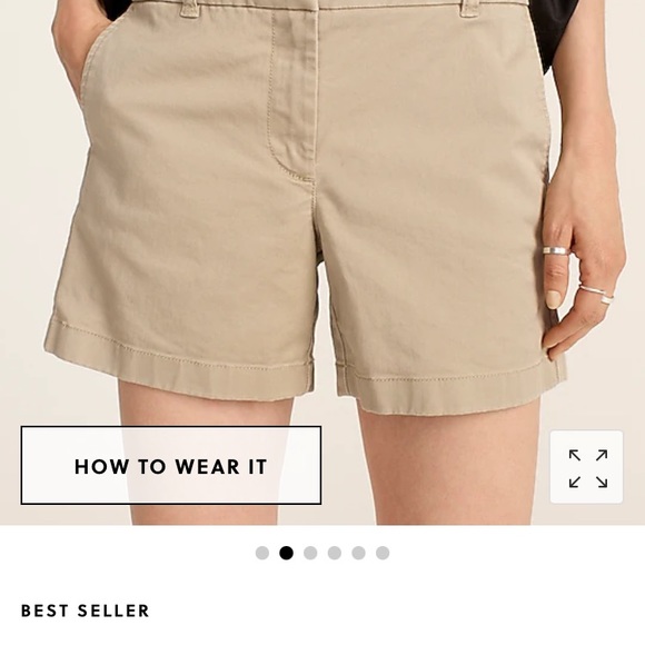 NWT Bundle 2 Shorts— J.Crew Chino Shorts 4in Navy and Khaki Size 4 - Picture 7 of 8